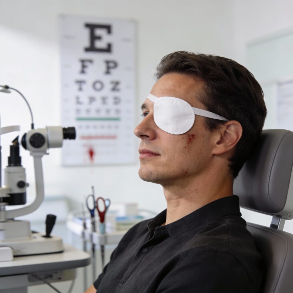 Lesion Ocular por Fuegos Artificiales