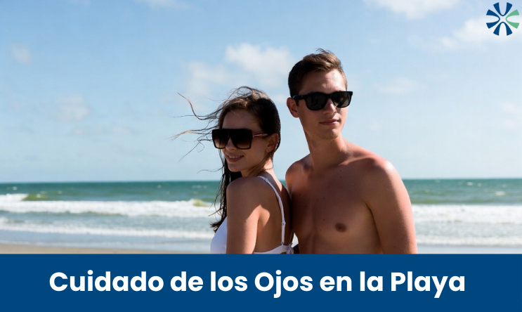 cuidado de los ojos en la playa