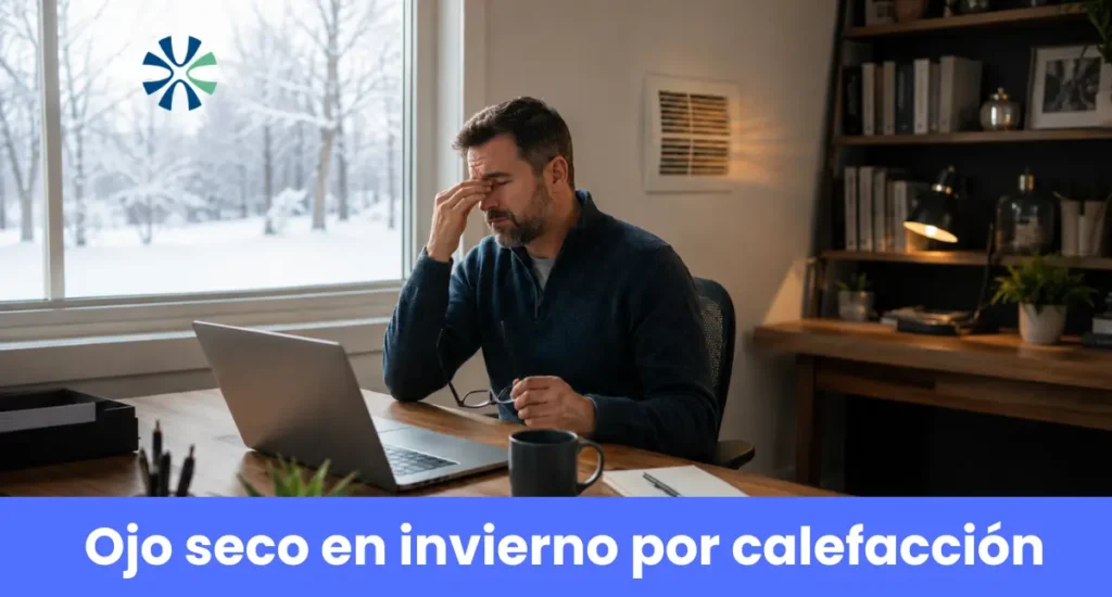 Ojo seco por calefaccion en invierno