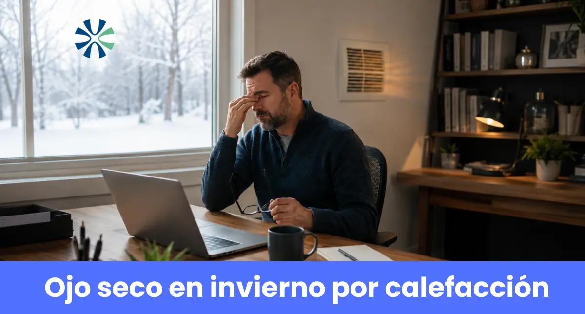 Ojo seco por calefaccion en invierno